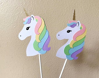 Unicorn Baby Shower Centerpieces | Unicorn Centerpieces