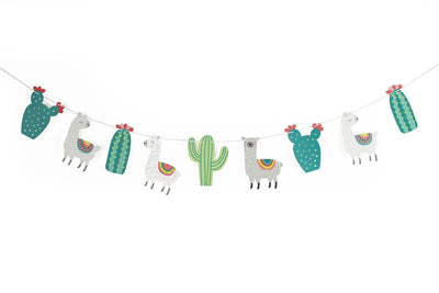 Llama Garland Birthday Party Decoration