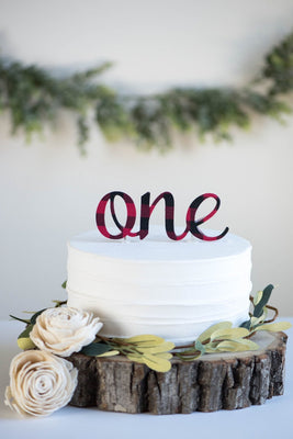 Birthday Cake Ideas for Decoration | Lumberjack Theme Cake Toppers