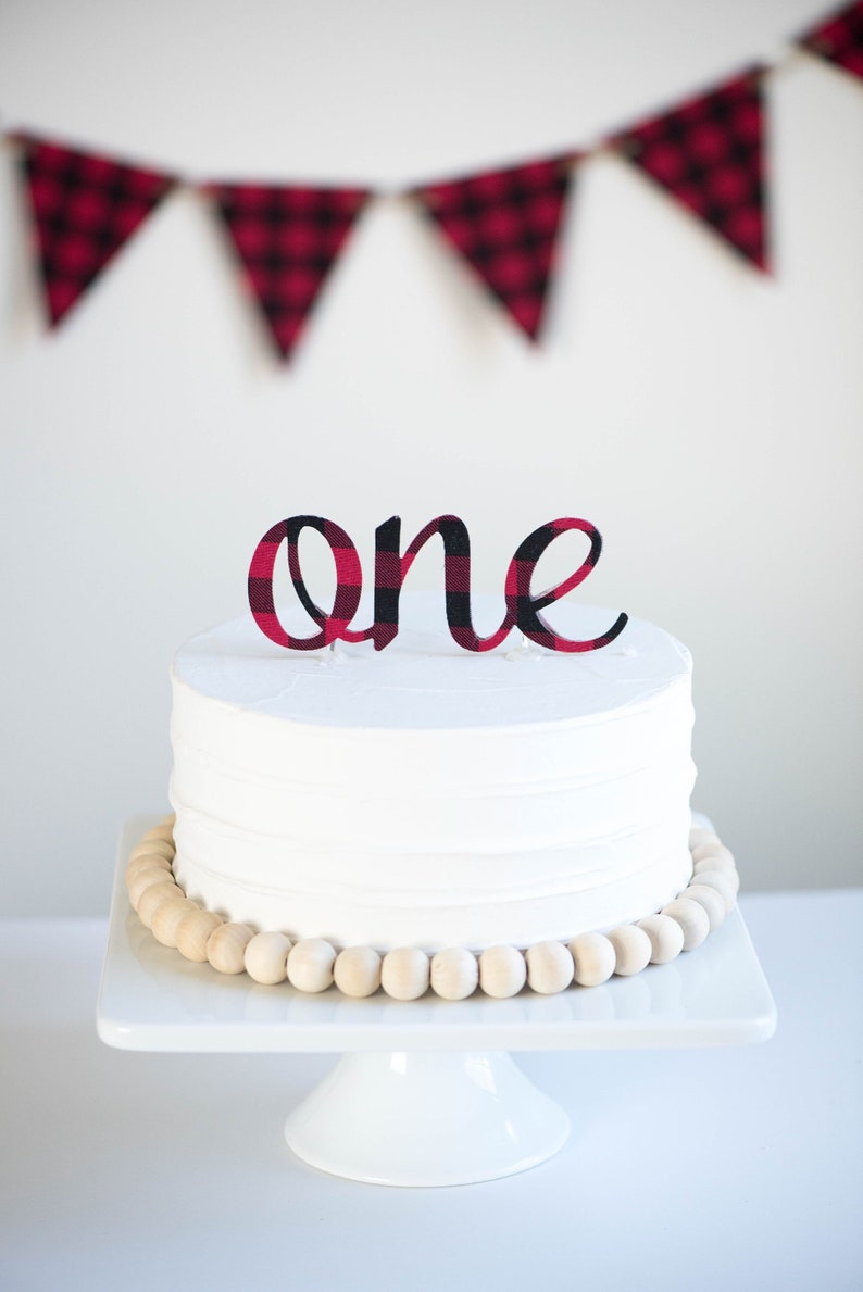 Birthday Cake Ideas for Decoration | Lumberjack Theme Cake Toppers