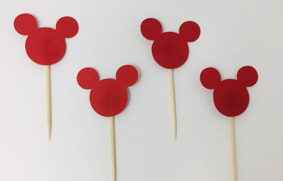 Mickey Mouse Cupcake Toppers Party |Mickey Mouse Boy Cupcake Toppers