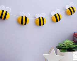 Busy Bee Birthday Party Decorations | Busy Bee Themed Garlands