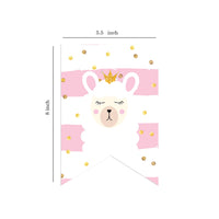 Llama Birthday Party Decoration | Llama Birthday Banner