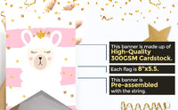 Llama Birthday Party Decoration | Llama Birthday Banner