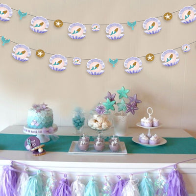 Mermaid Garland | Mermaid Baby Shower Decor