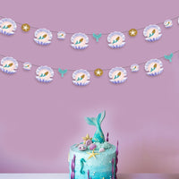 Mermaid Garland | Mermaid Baby Shower Decor