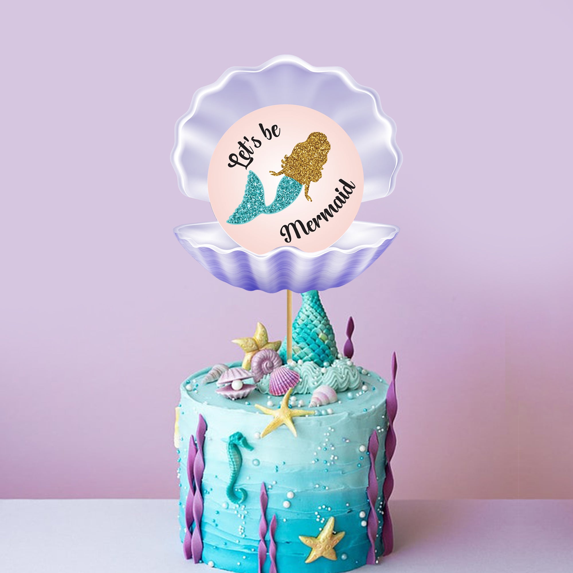 Little Mermaid Cake Design - How to Make | Decorated Treats