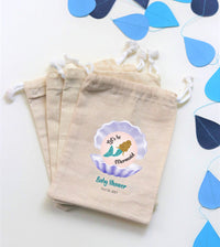 Mermaid Baby Shower Ideas | Mermaid Party Favor Bags