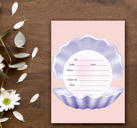 Mermaid Themed Baby Shower Invitations