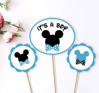 Mickey Mouse Theme Party Ideas | Mickey Mouse Baby Shower Centerpiece Ideas