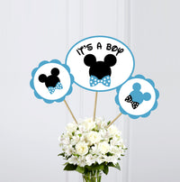 Mickey Mouse Theme Party Ideas | Mickey Mouse Baby Shower Centerpiece Ideas
