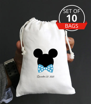 Mickey Mouse Baby Shower Bag Ideas | Baby Shower Favor Bags for Boy