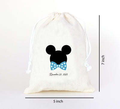 Mickey Mouse Baby Shower Bag Ideas | Baby Shower Favor Bags for Boy