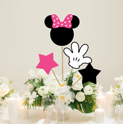 Minnie Mouse Centerpieces | Minnie Mouse Party Decorations