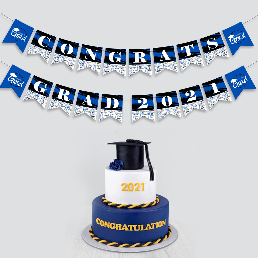 Party Supplies for Graduation | Class of 2021 Banner