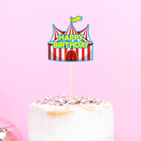 Carnival Cake Decorations | Circus Themed Birthday Cake Topper