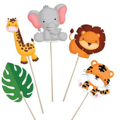 Jungle Theme Birthday Centerpiece Ideas