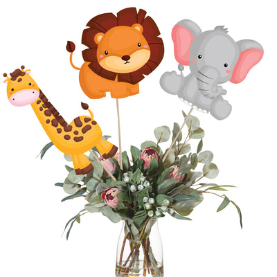 Jungle Theme Birthday Centerpiece Ideas