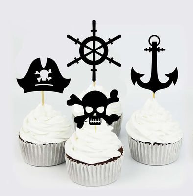 Ideas For Cupcake Toppers | Pirate Cupcake Decorations