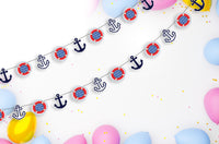 Garland Decoration Birthday Ideas | Nautical Themed Garland