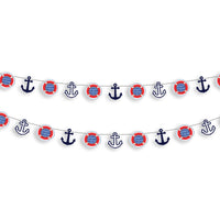 Garland Decoration Birthday Ideas | Nautical Themed Garland