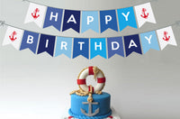 Nautical Birthday Party Supplies |Nautical Birthday Party Banner