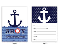 Nautical Boy Birthday Gift Ideas | Nautical Birthday Invitations