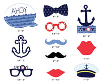 Nautical Birthday Party Theme | Birthday Photo Booth Props