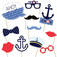 Nautical Birthday Party Theme | Birthday Photo Booth Props