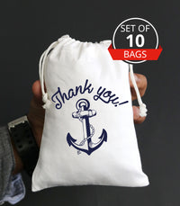 Birthday Party Gifts Ideas | Nautical Birthday Party Favor Bags