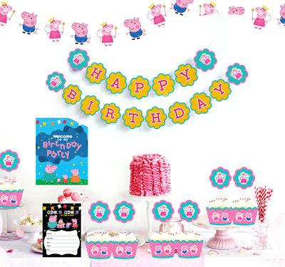 Peppa Pig Party Decoration | Combo Pack