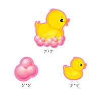 Baby Shower Party Supplies | Pink duck theme Baby Shower Table Decorations