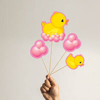 Baby Shower Party Supplies | Pink duck theme Baby Shower Table Decorations