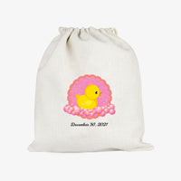 Baby shower Party Favor Bags | Pink Duck Party Goodie Bags