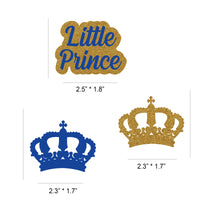 Prince Boy Baby Shower Theme Cupcake Toppers