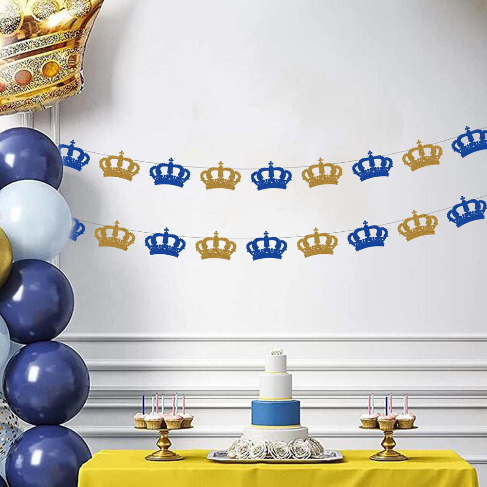 Prince Theme Garland Decoration for Boy Baby Shower