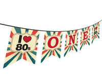 First Vintage Birthday Party Decor - Banner