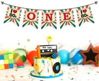 First Vintage Birthday Party Decor - Banner