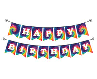 Retro Birthday Party Decoration Ideas - Banner