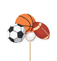 Sports Birthday Party Cake Table Decors | Sports Theme Cake Topper