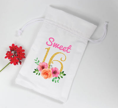 Sweet 16th Birthday Party Gifts Ideas | 16th Birthday Favor Bags