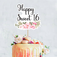 Sweet 16 Birthday Cake Ideas for Decoration | Birthday Party Cake Toppers