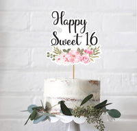 Sweet 16 Birthday Cake Ideas for Decoration | Birthday Party Cake Toppers