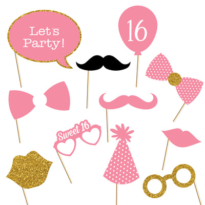 Sweet 16th Birthday Party Photoprop Ideas