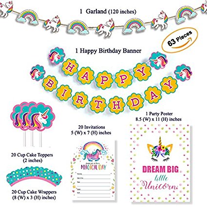 Unicorn Party Decoration | Combo Pack