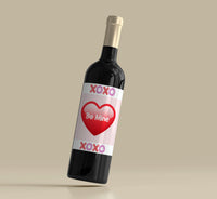 Valentines Decor | Valentines Day Wine Label