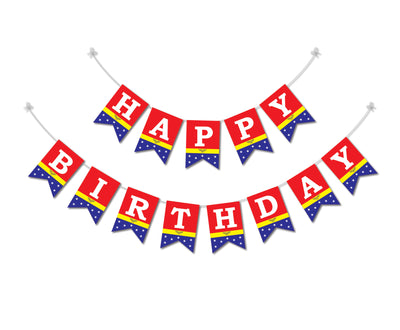 Wonder Woman Birthday Party Theme - Banner