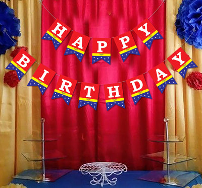 Wonder Woman Birthday Party Theme - Banner